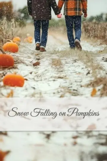 Poster to the movie "Snow Falling on Pumpkins" #691692