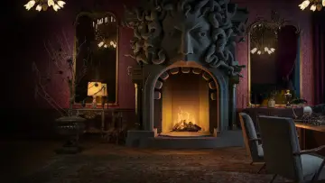 Backdrop to the movie "Wednesday: Fireplace" #1191598