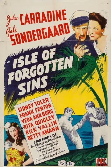 Poster to the movie "Isle of Forgotten Sins" #1590359