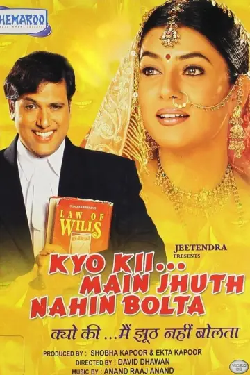 Poster to the movie "Kyo Kii... Main Jhuth Nahin Bolta" #1826846