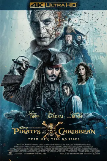 Poster to the movie "Pirates of the Caribbean: Dead Men Tell No Tales" #642508