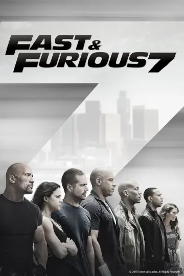 Poster to the movie "Furious 7" #18469