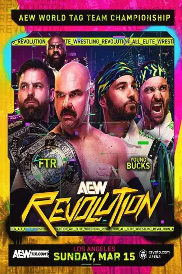Poster to the movie "AEW Revolution 2026" #768910