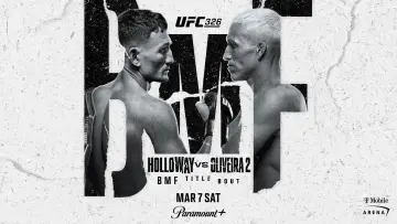 Backdrop to the movie "UFC 326: Holloway vs. Oliveira 2" #619119