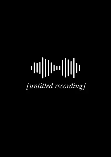untitled recording Poster