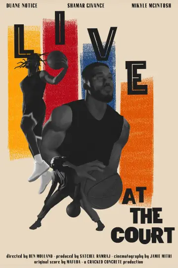 LIVE at the Court Poster