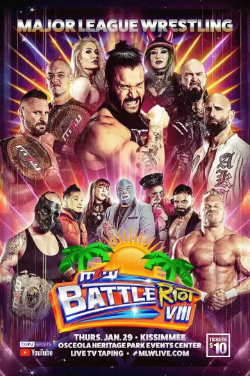 MLW Battle Riot VIII Poster