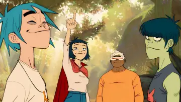 Backdrop to the movie "Gorillaz Present: The Mountain, The Moon Cave and The Sad God" #812372
