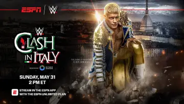 Backdrop to the movie "WWE Clash in Italy 2026" #913426