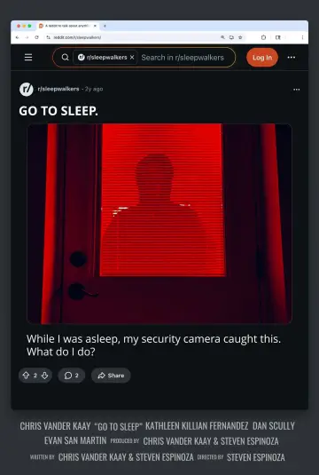 Go to Sleep Poster