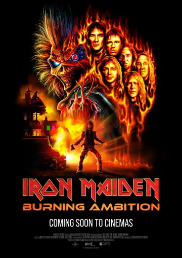 Poster to the movie "Iron Maiden: Burning Ambition" #816790