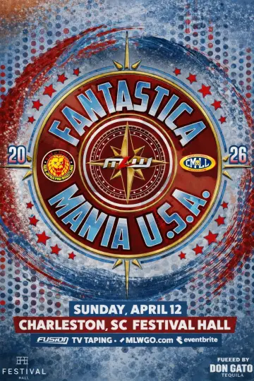 MLW & NJPW Present CMLL Fantastica Mania USA 2026 Poster