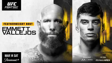 Backdrop to the movie "UFC Fight Night 269: Emmett vs. Vallejos" #784411