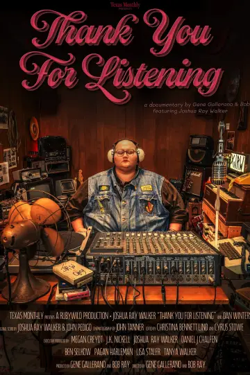 Thank You For Listening Poster