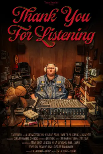 Poster to the movie "Thank You For Listening" #1757308
