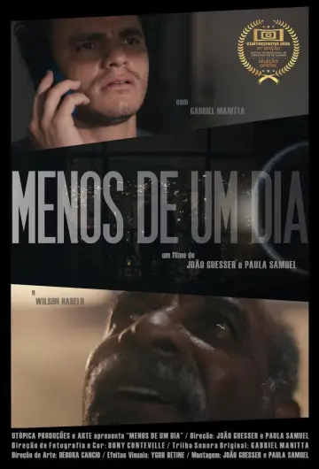 Menos de um Dia Poster