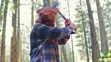 Backdrop to the movie "A Man in the Woods with an Axe" #1173376