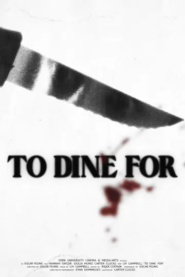 Poster to the movie "To Dine For" #811431