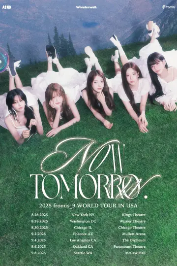 fromis_9 World Tour [NOW TOMORROW.] in Chicago Poster