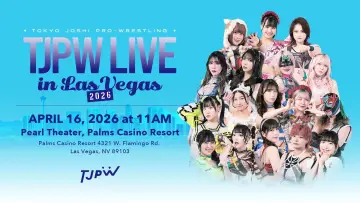 Backdrop to the movie "TJPW Live in Las Vegas 2026" #857593