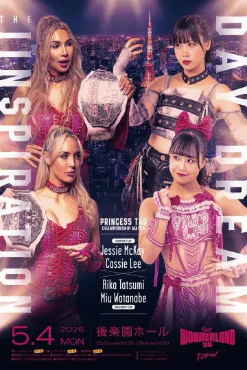 Poster to the movie "TJPW Yes! Wonderland 
