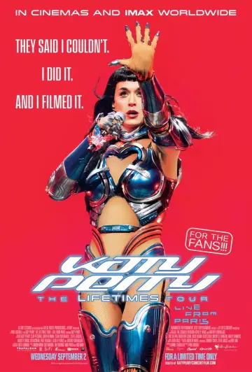 Poster to the movie "Katy Perry: The Lifetimes Tour – Live from Paris" #1186872