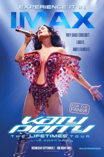 Poster to the movie "Katy Perry: The Lifetimes Tour – Live from Paris" #1186877