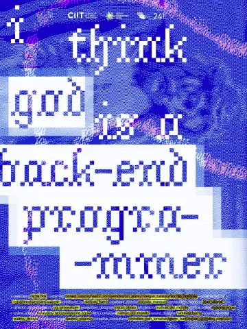Poster to the movie "i think god is a back-end programmer" #826273