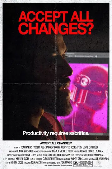 Poster to the movie "Accept All Changes?" #825262