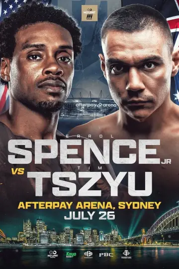 Errol Spence Jr. vs. Tim Tszyu Poster