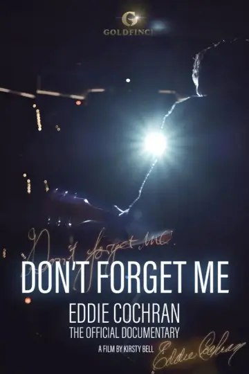 Eddie Cochran: Don't Forget Me Poster
