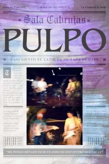 Pulpo - Live @ Sala Cabrujas Poster