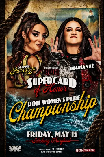Poster to the movie "ROH Supercard of Honor 2026" #837456