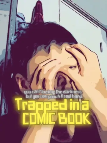 Trapped in a Comic Book Poster