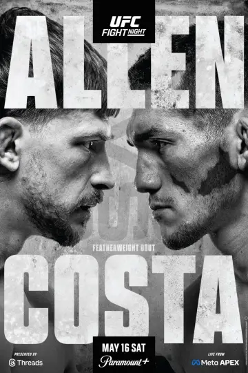 UFC Fight Night 276: Allen vs. Costa Poster