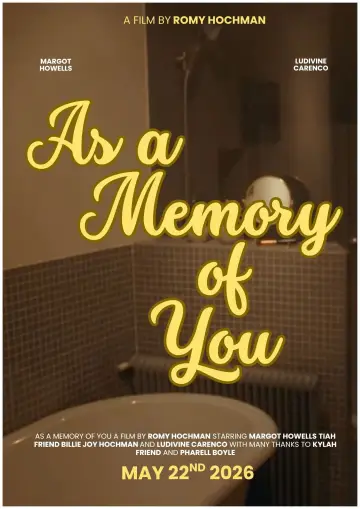 Poster to the movie "As a Memory of You" #825071