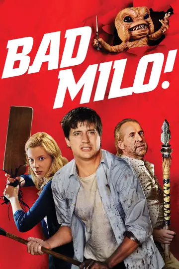 Poster to the movie "Bad Milo!" #1069610