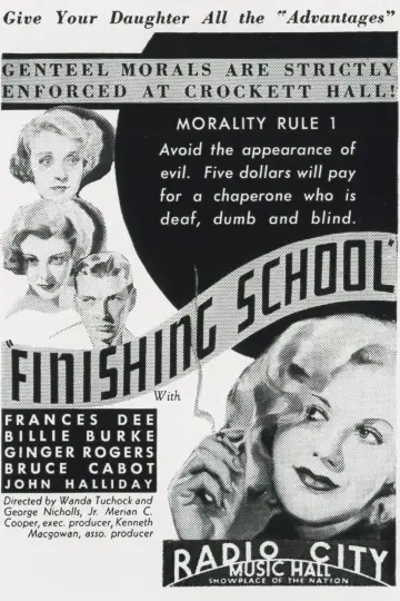 Poster to the movie "Finishing School" #916025