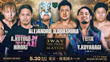 Backdrop to the movie "NOAH Neo Global Tag League 2026 ~ Day 4" #945626