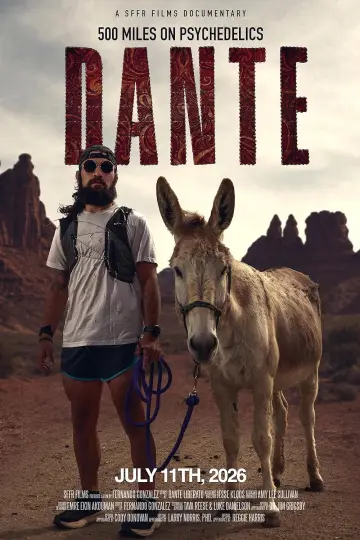 Poster to the movie "Dante: 500 Miles on Psychedelics" #927924