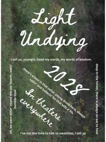 Light Undying Poster