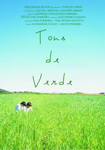 Tons de verde Poster