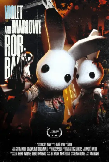 Violet and Marlowe Rob a Bank Poster
