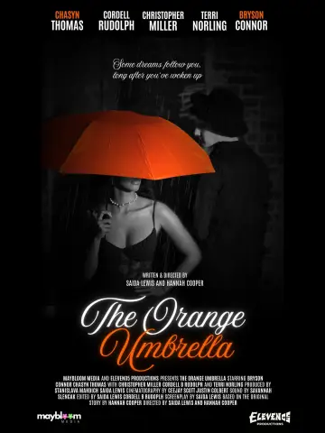 The Orange Umbrella Poster