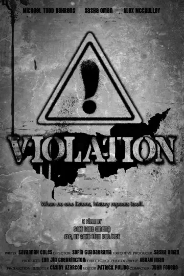 Poster to the movie "VIOLATION" #917405