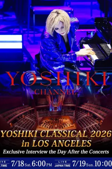 YOSHIKI CLASSICAL 2026 in LOS ANGELES at WALT DISNEY CONCERT HALL “VIOLET NIGHT” Poster