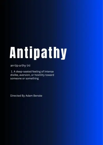 Poster to the movie "Antipathy" #928564