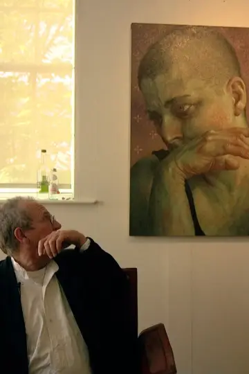 Four Paintings by Edward Povey: The Discomfort in a Ball of Hairy Twine Poster