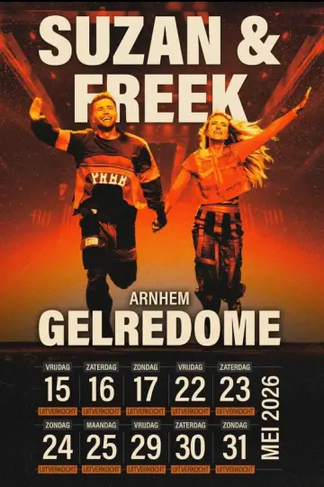 Poster to the movie "Suzan & Freek Live in Gelredome" #914432