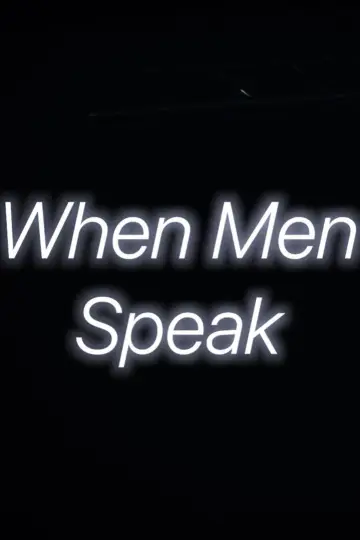 When Men Speak Poster